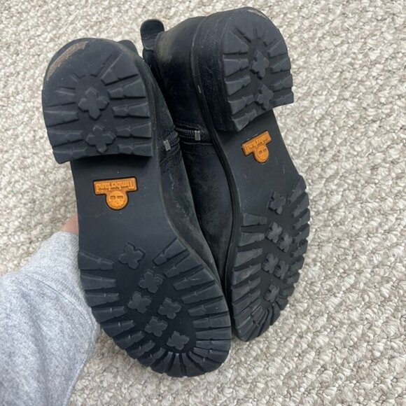 Timberland Bethel Biker boots winter shoes black size 6.5 - Picture 11 of 13